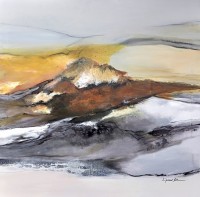 L'passo Benjamin, 42 x 42 Inch, Acrylic on Canvas, Abstract Paintings, AC-LPB-053 L'passo Benjamin, 42 x 42 Inch, Acrylic on Canvas, Abstract Paintings, AC-LPB-053